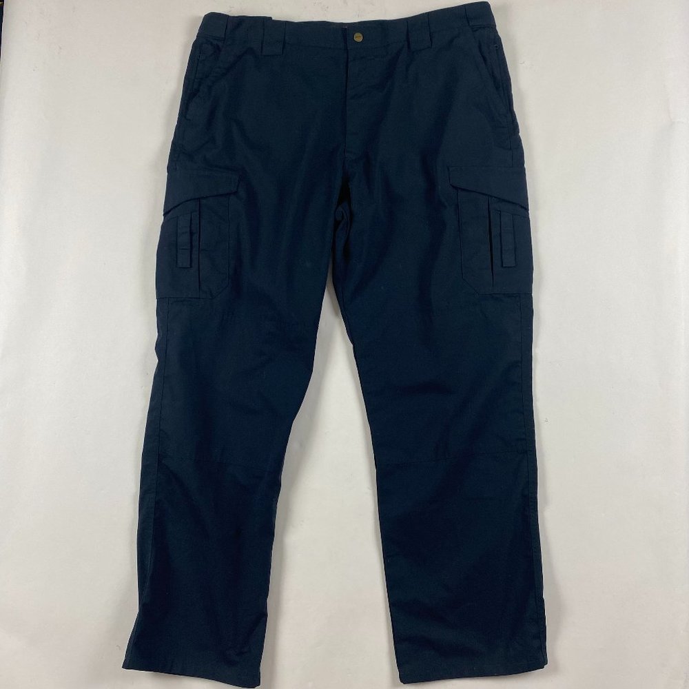 NWOT Tru-Spec Tactical Utility Cargo Pants Mens 44 Fits 42 x 34 Navy Blue Cotton
